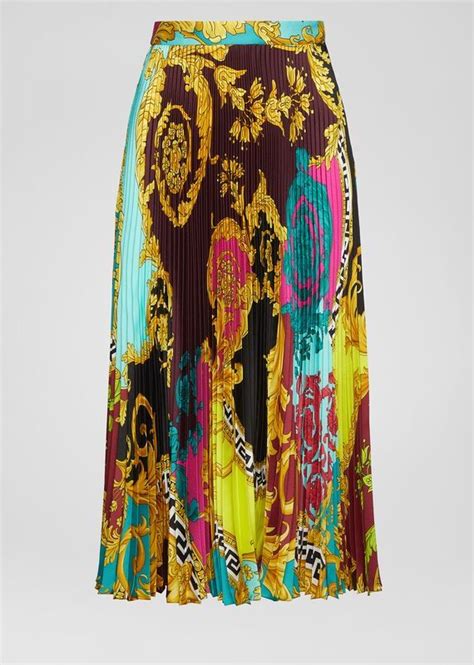 versace high low skirt|Versace skirts for women.